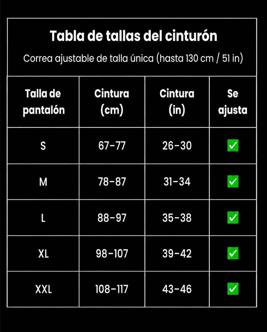 Cinturón Automático Sin Agujeros para Hombre
